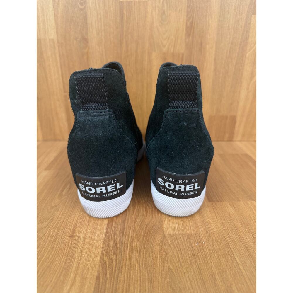 Sorel Out N About Wedge Slip-On Boots Black Suede Women’s 8.5 - Picture 6 of 7